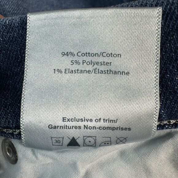 Jag Jeans VALENTINA SKINNY Size 6P/27 Blue Pull On Mid Rise Denim Pants 28x26.5 - Picture 11 of 12